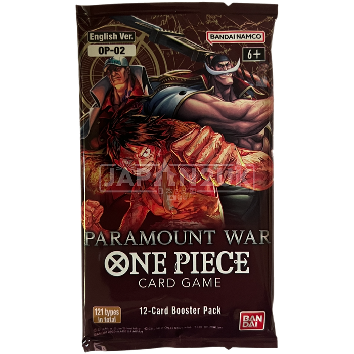 One Piece Paramount War OP-02 English Booster Pack