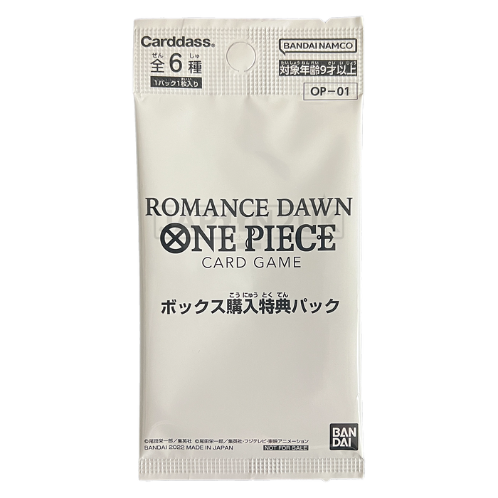 One Piece Romance Dawn OP-01 Japanese Promo Booster Pack