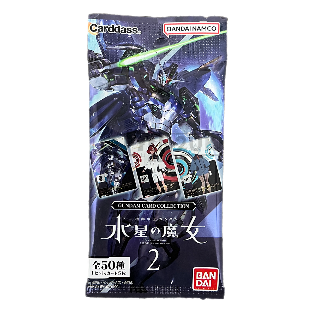Gundam Card Collection Mobile Suit Gundam The Witch From Mercury 2 Jap