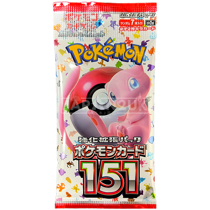 Pokemon Card 151 sv2a Japanese Booster Pack