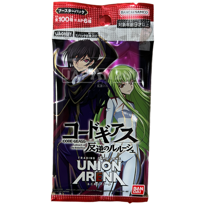 Union Arena Code Geass Lelouch of the Rebellion UA01BT Japanese Booster Pack