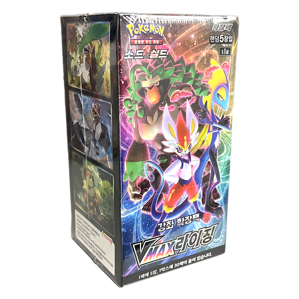 Korean Booster Box Pokemon Pokemon TCG S1a VMAX Rising Booster Box (Korean Version) Factory Sealed Korean Booster Box Pokemon Pokemon TCG S1a VMAX Rising Booster Box (Korean Version) Factory Sealed