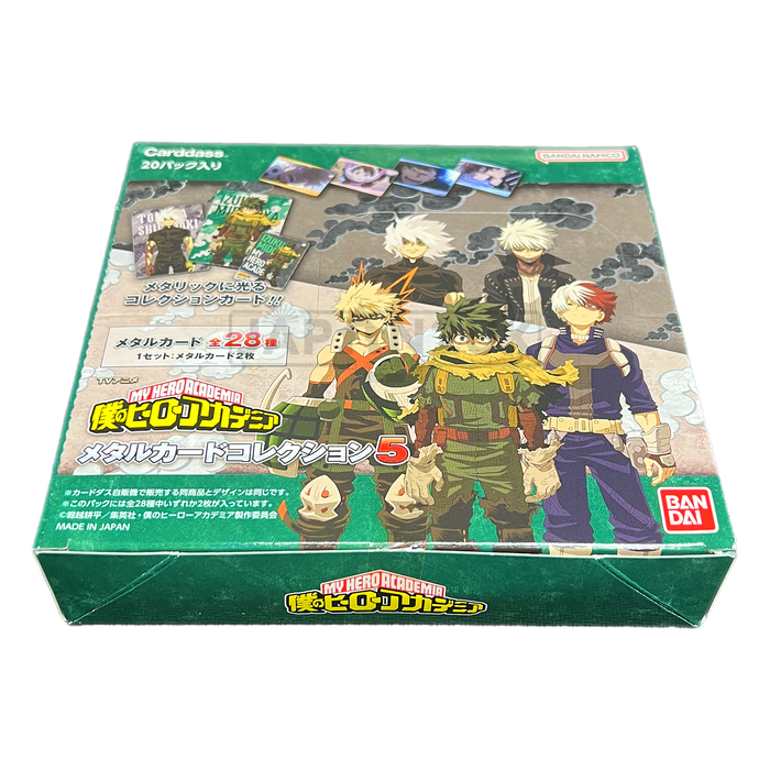 Carddass My Hero Academia Metal Card Collection 5 Japanese Booster Box