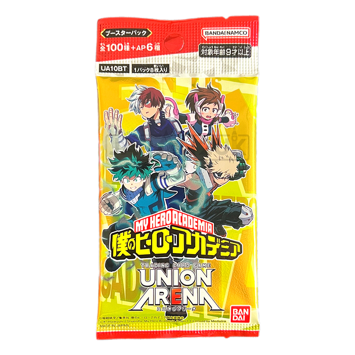 Union Arena My Hero Academia UA10BT Japanese Booster Pack