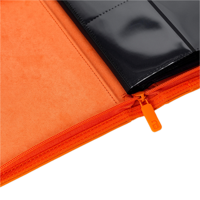 Vault X - 12-Pocket Exo-Tec® - Zip Binder - Orange