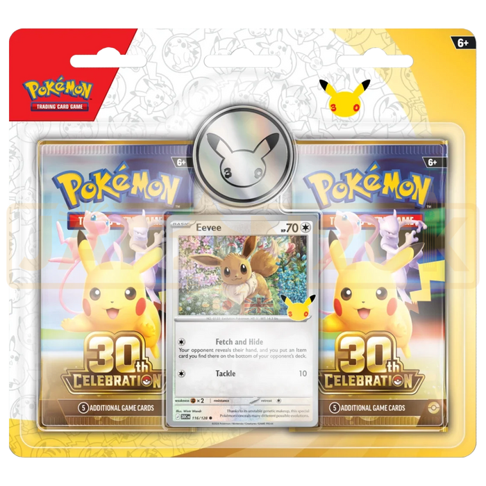 Pokemon 30th Celebration English 2-Pack Blister