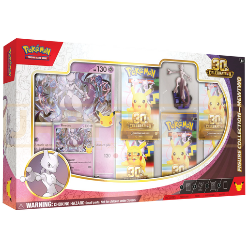 Pokemon 30th Celebration Mewtwo English Figure Collection Box