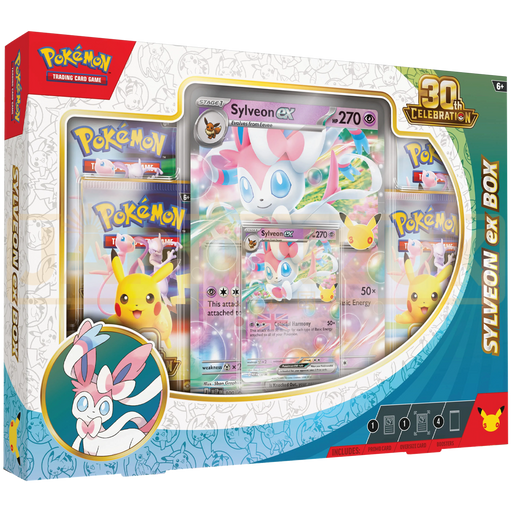 Pokemon 30th Celebration Sylveon ex English Collection Box