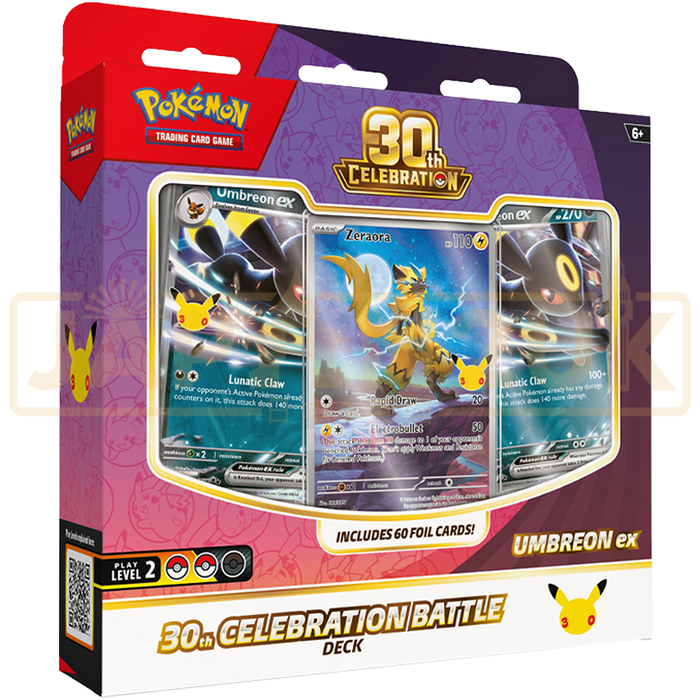 Pokemon 30th Celebration Umbreon ex English Battle Deck