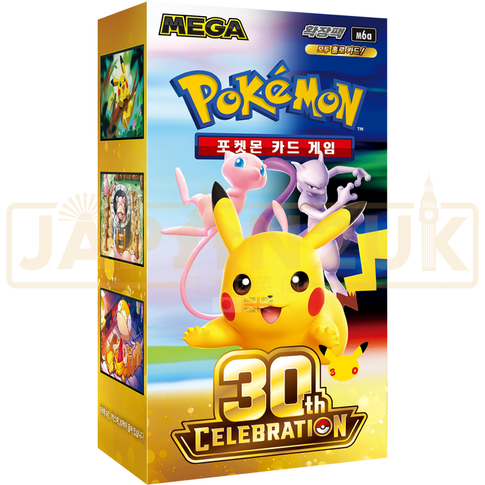 Pokemon 30th Celebration m6a Korean Booster Box