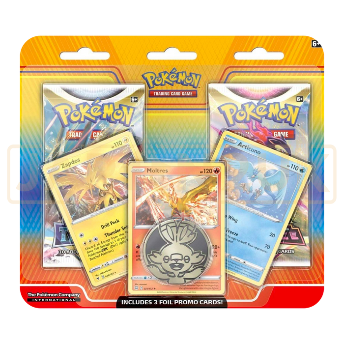 Pokemon Articuno Zapdos & Moltres English Enhanced Two Pack Blister