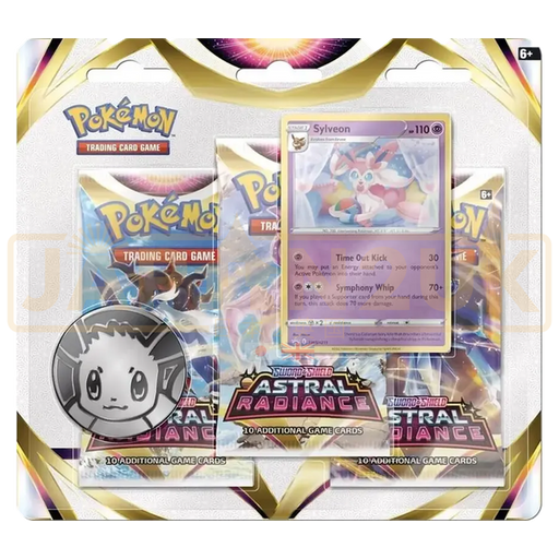 Pokemon Astral Radiance English 3-Pack Blister - Sylveon