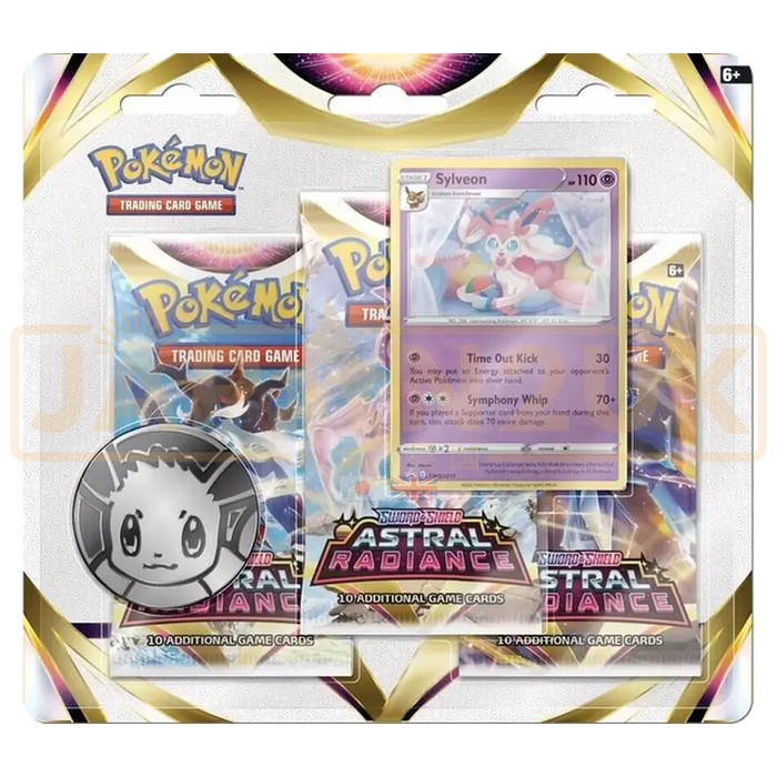 Pokemon Astral Radiance English 3-Pack Blister - Sylveon