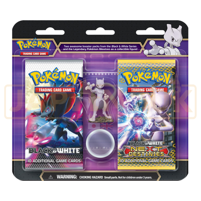 Pokemon Black & White Series English Two Pack Figure Blister - Mewtwo