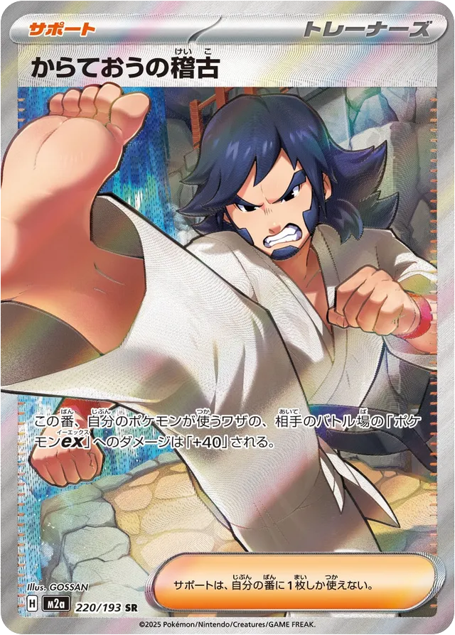 Pokemon Black Belt's Training SR Mega Dream ex High Class m2a 220/193 —  Japan2UK