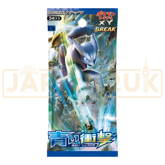 Pokemon Blue Shock XY8 Japanese Booster Pack