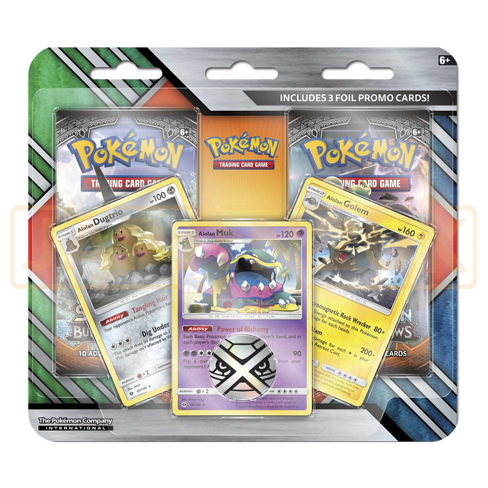 Pokemon Burning Shadows English Two Pack Blister - Alolan Evolutions