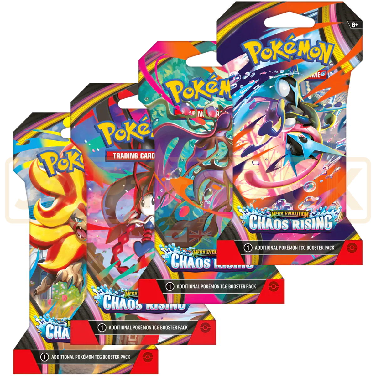 Pokemon Chaos Rising English Sleeved Booster Pack. — Japan2UK