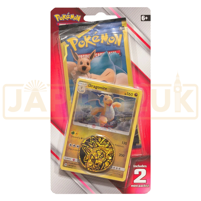 Pokemon Checklane 2 Mini-Pack English 2-Pack Mini-Pack Blister - Dragonite