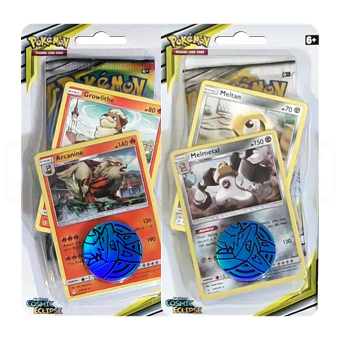 Pokemon Cosmic Eclipse English Single Pack Evolution Line Blister