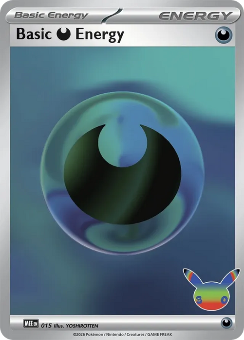Pokemon Darkness Energy Reverse Holo 30th Celebration 30C 000/000 English Single Card