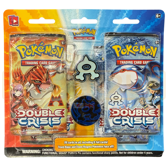 Pokemon Double Crisis Team Aqua English Dual Pack Blister