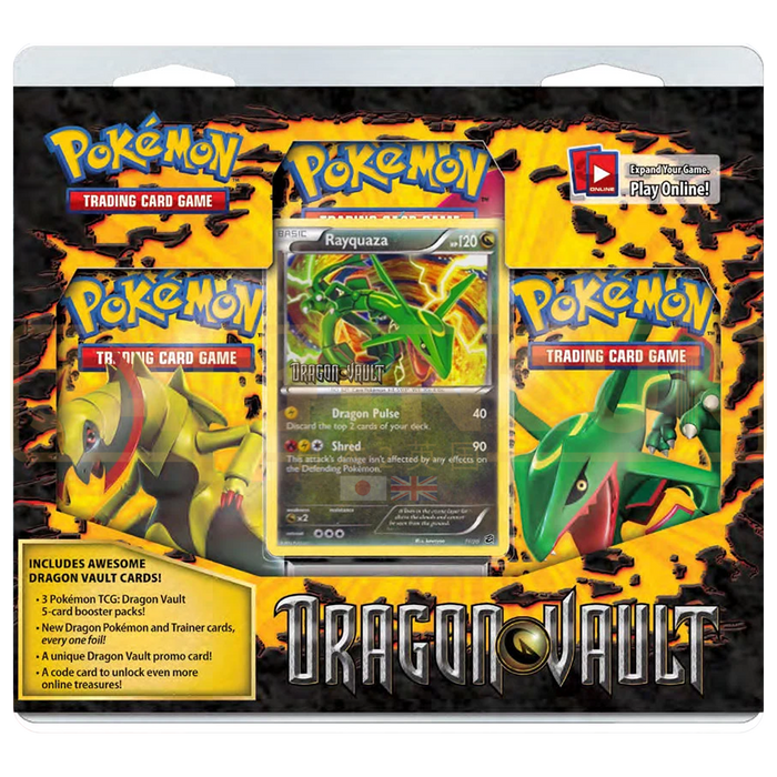 Pokemon Dragon Vault English 3-Pack Blister