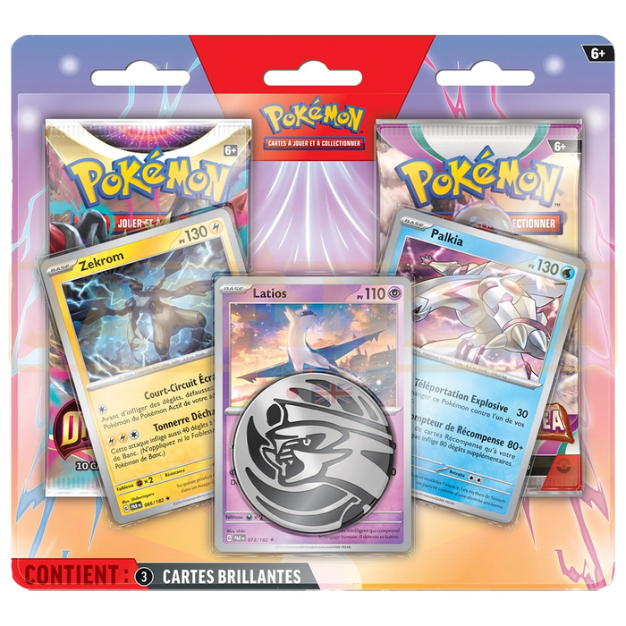 Pokemon Enhanced English Enhanced 2-Pack Blister - Latios Zekrom Palkia