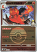 Pokemon Ethan's Magcargo Poke Ball Reverse Holo Mega Dream ex High Class m2a 019/193 Japanese Single Card