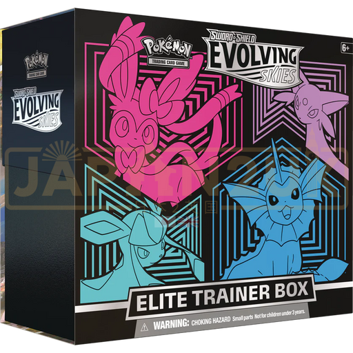 Pokemon Evolving Skies English Elite Trainer Box - Vaporeon, Espeon, Glaceon & Sylveon