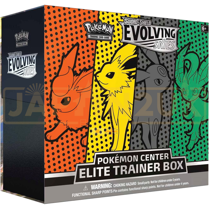 Pokemon Evolving Skies Pokemon Center English Elite Trainer Box - Jolteon, Flareon, Umbreon & Leafeon