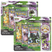 Pokemon Fates Collide Three Pack English 3-Pack Pin Blister - Zygarde