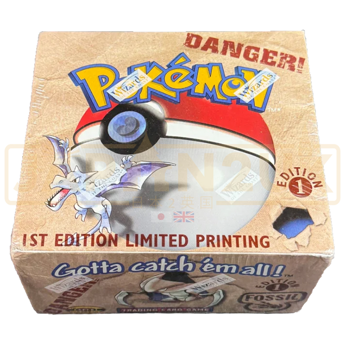 Pokemon Fossil 1st Edition English Booster Box