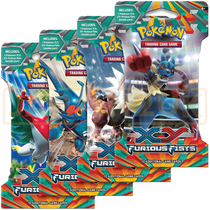 Pokemon Furious Fists English Sleeved Booster Pack. — Japan2UK