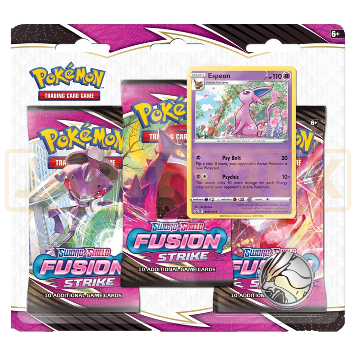Pokemon Fusion Strike English 3-Pack Blister - Espeon