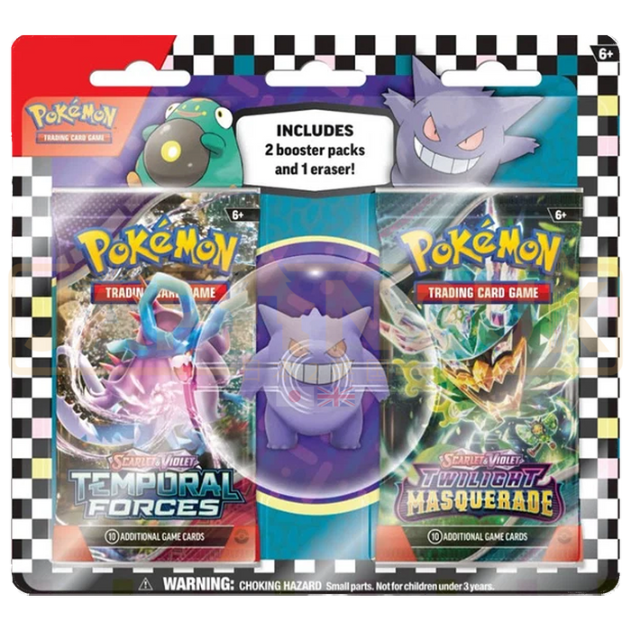 Pokemon Gengar English Eraser Blister
