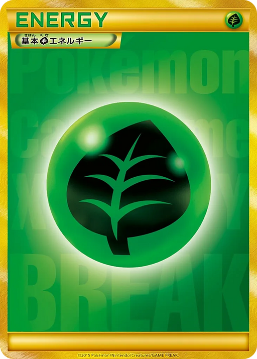 Pokemon Grass Energy Golden Present Campaign Promo 000/XY-P Japanese Single Card
