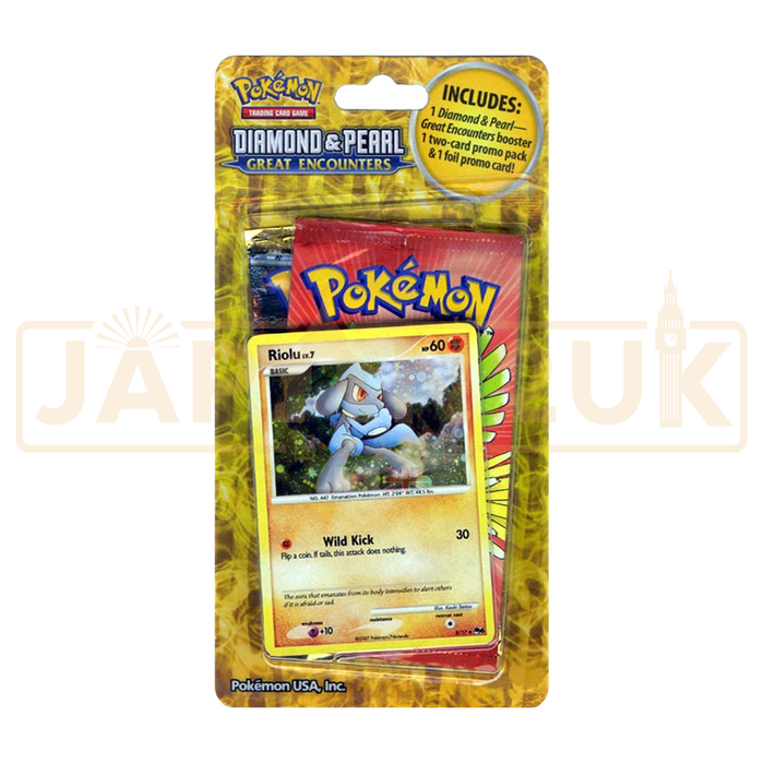Pokemon Great Encounters English Two Pack Blister - Riolu