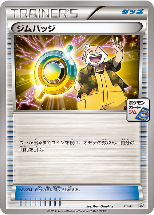 Pokemon Gym Badge Rayquaza Mega Battle Play Point Prize Promo 000/XY-P Japanese Single Card