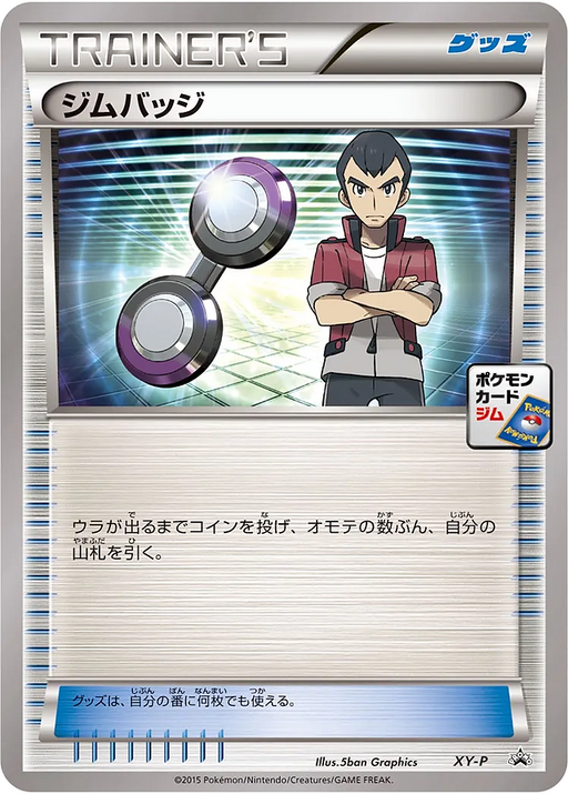 Pokemon Gym Badge Rayquaza Mega Battle Play Point Prize Promo 000/XY-P Japanese Single Card