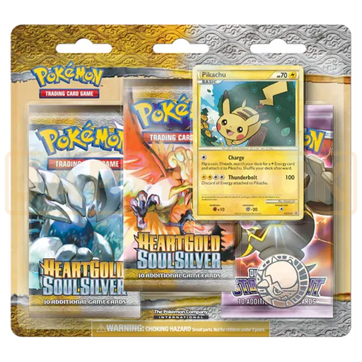 Pokemon HeartGold SoulSilver English 3-Pack Blister