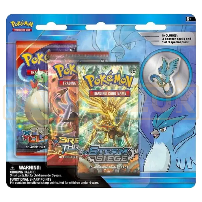 Pokemon Legendary Birds Pin English 3-Pack Blister - Articuno