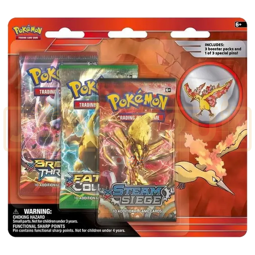 Pokemon Legendary Birds Pin English 3-Pack Blister - Moltres