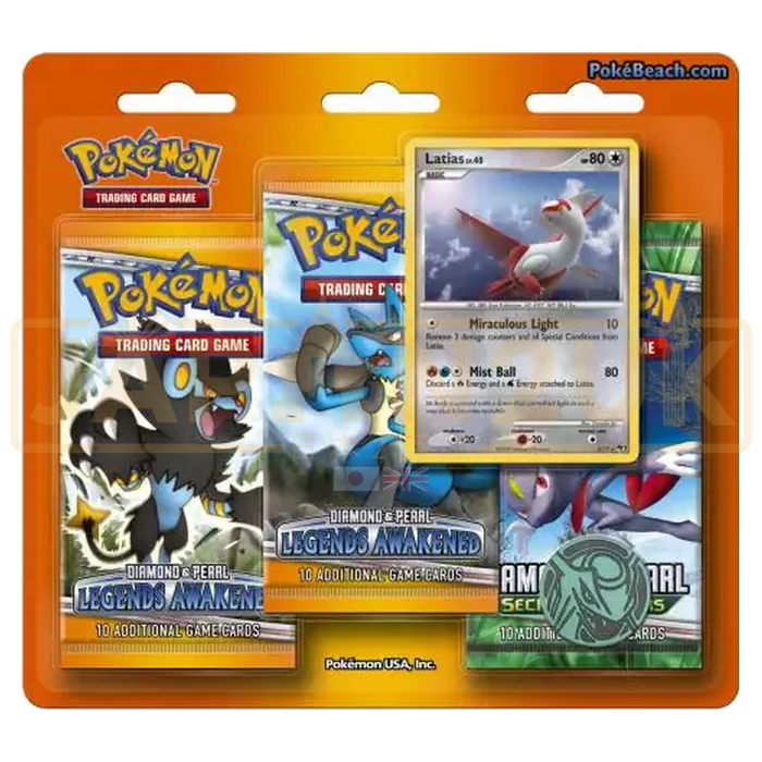 Pokemon Legends Awakened English 3-Pack Blister