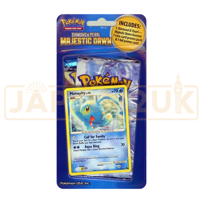 Pokemon Majestic Dawn English Two Pack Blister - Manaphy