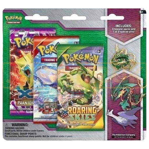 Pokemon Mega Evolution Collector's English Pin Blister - Rayquaza