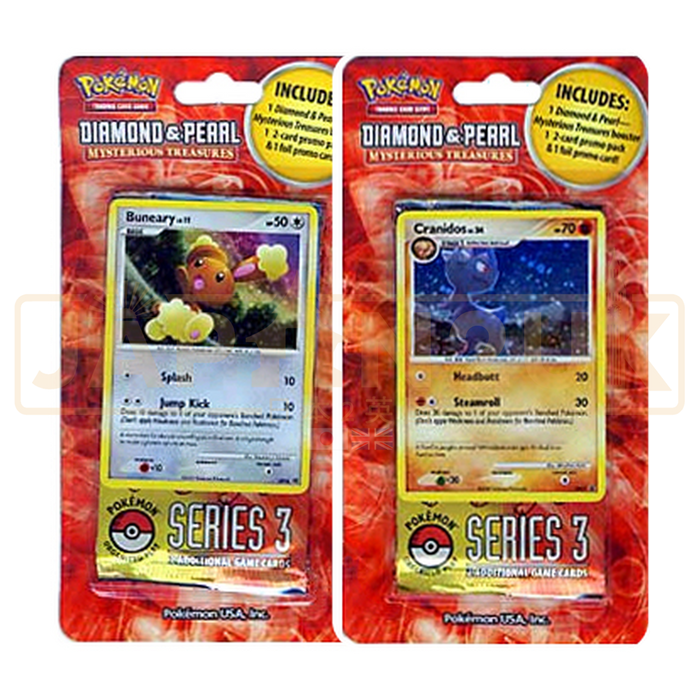 Pokemon Mysterious Treasures English Two Pack Blister Mysterious Treasures & Pop Series 3