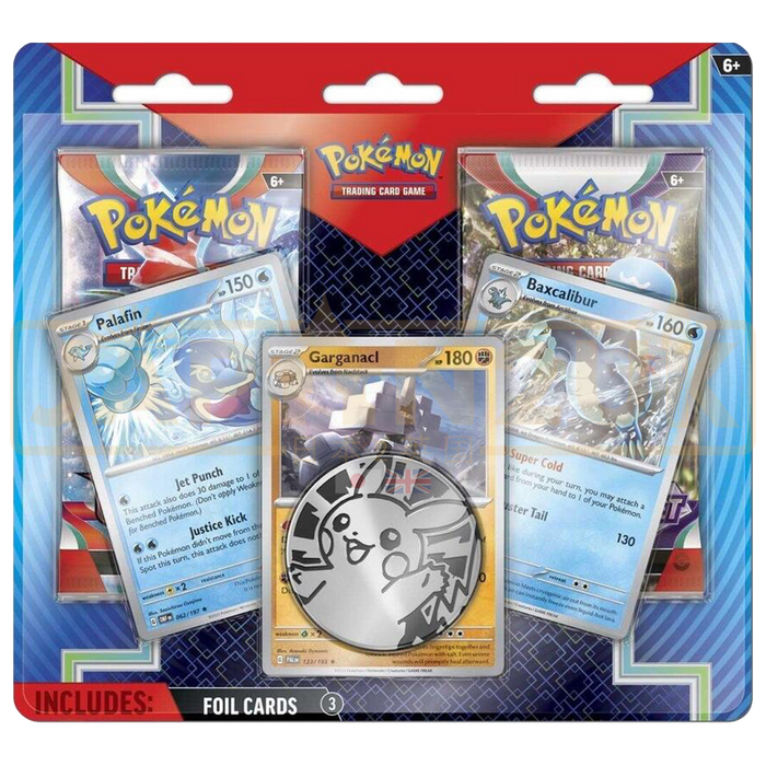 Pokemon Palafin, Baxcalibur & Garganacl English 2 Pack Blister