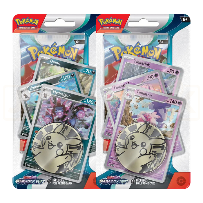 Pokemon Paradox Rift English Premium Checklane Blister