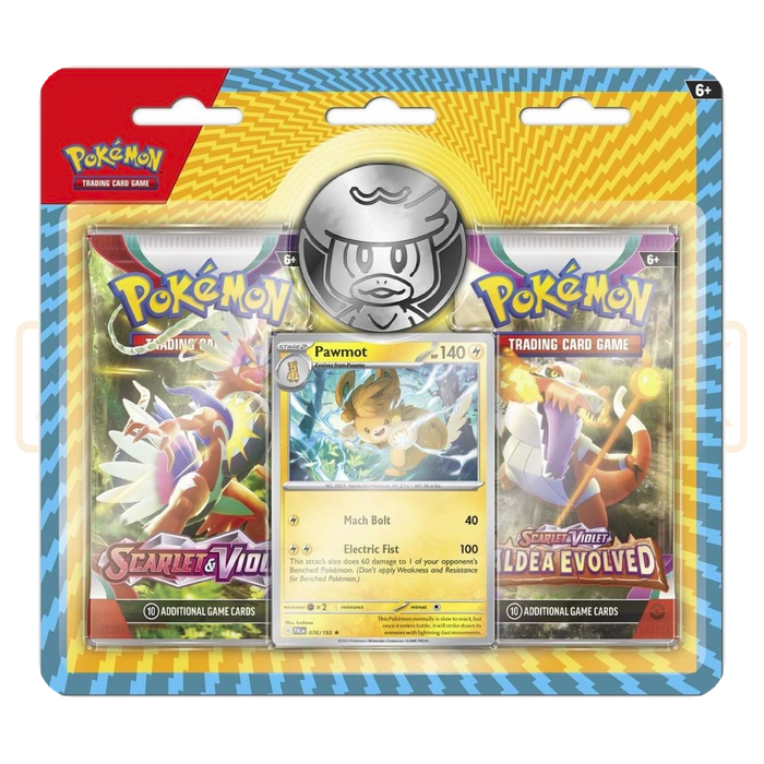 Pokemon Pawmot Three-Peg Style English Enhanced Two Pack Blister